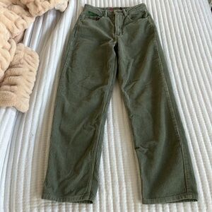 Green Corduroy Skate Pants